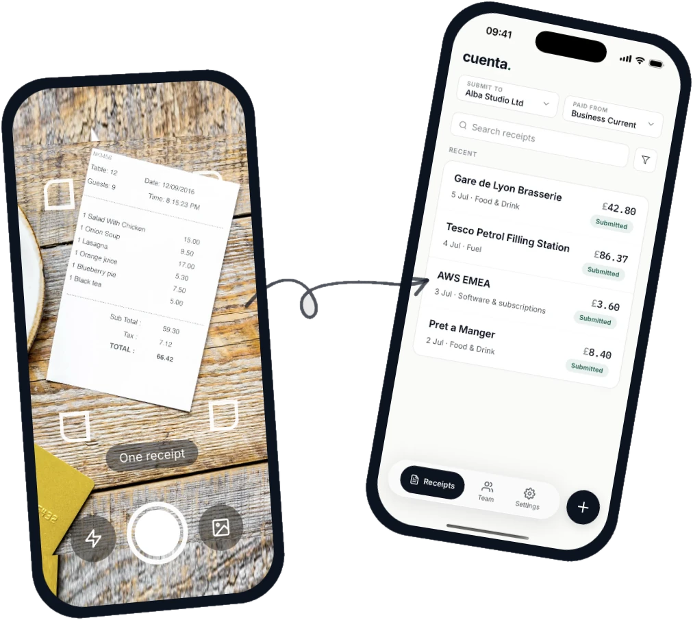Photograph a receipt on your desk and it posts to Xero, coded and attached
